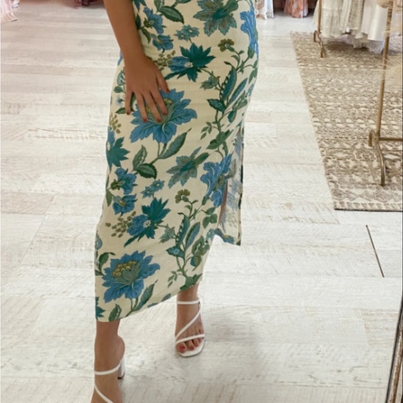 SIR THE LABEL ALEXANDRE KNOT DRESS IN MARGUERITE PRINT size 10 - Picture 9 of 10